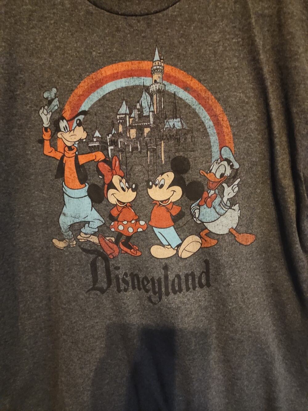 Vintage disney original disneyland goofy mickey Minnie Donald Gray L